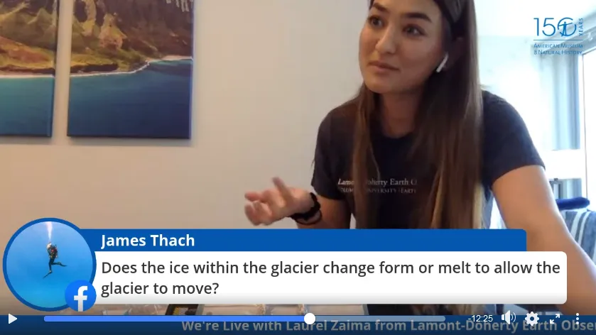 EarthFest 2020 - Iceberg Bits - Understanding Rivers of Ice with Laurel Zaima
