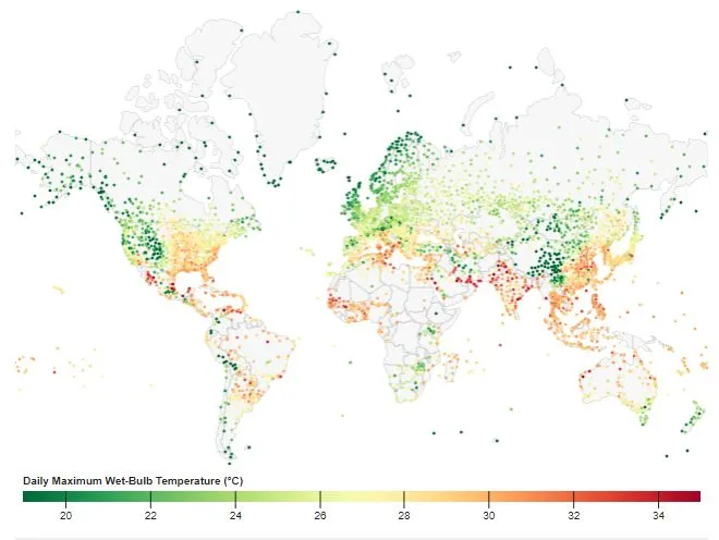 Heat + Humidity Map