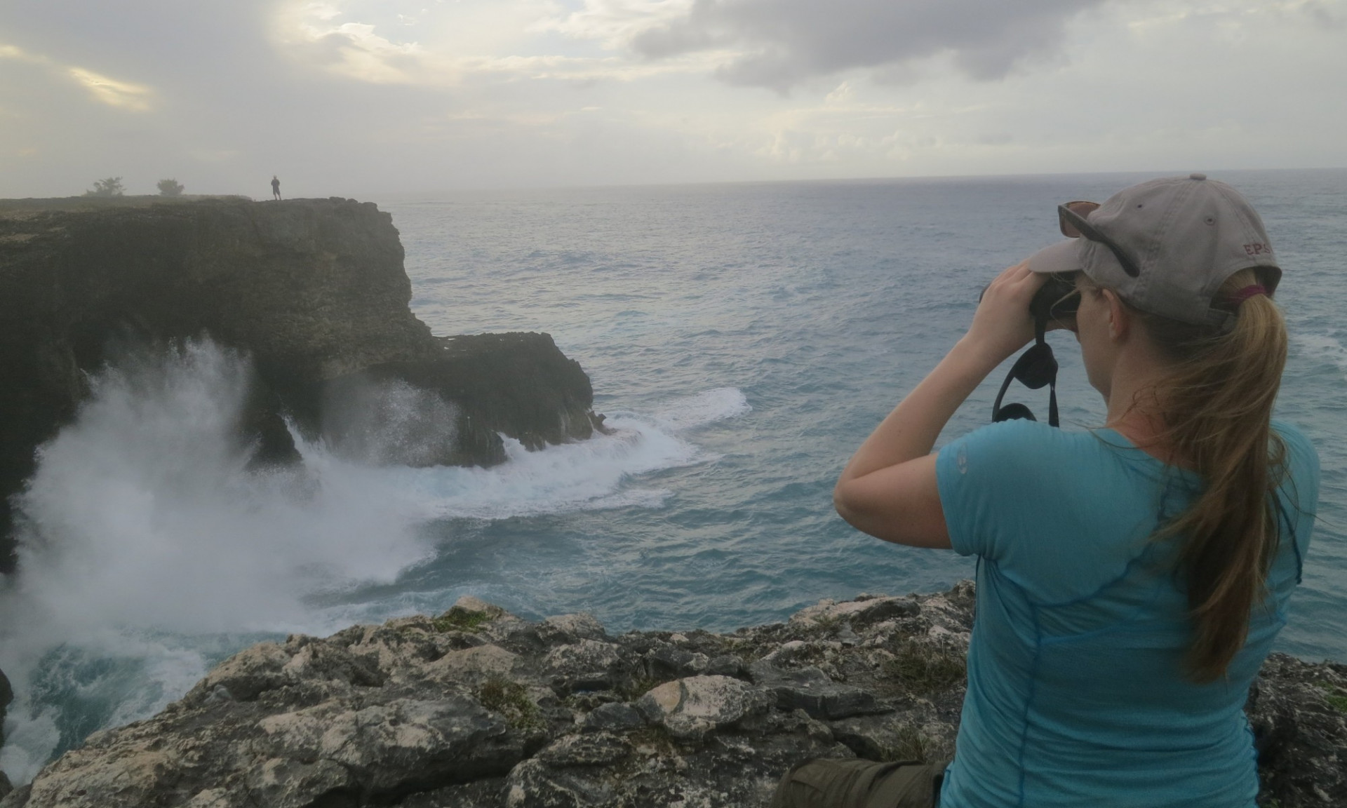 Lamont Geophysicist Jacqueline Austermann in Barbados