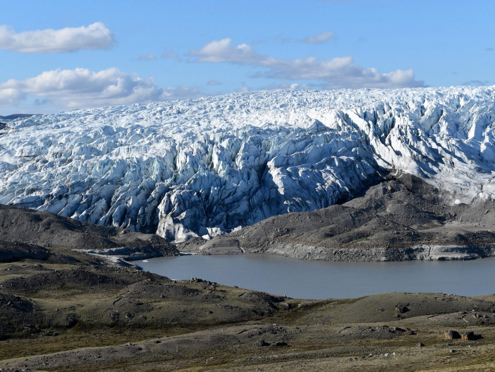 Lake Forming on Edge of Greenland Ice Sheet - Kevin Krajick